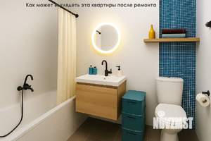2-к квартира, вторичка, 45м2, 1/9 этаж