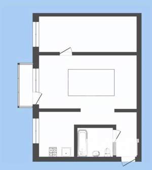 2-к квартира, вторичка, 43м2, 2/5 этаж
