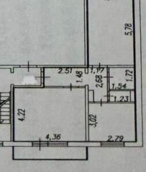 2-к квартира, вторичка, 55м2, 2/10 этаж