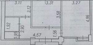 2-к квартира, вторичка, 49м2, 3/4 этаж