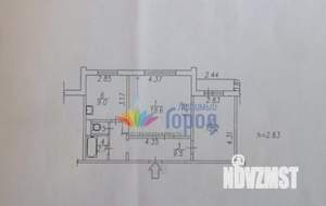 2-к квартира, вторичка, 53м2, 10/10 этаж