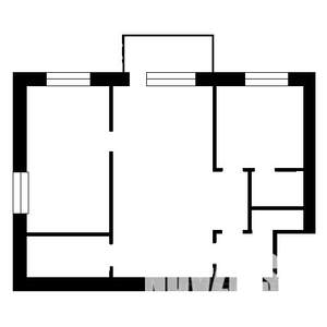 2-к квартира, вторичка, 61м2, 4/4 этаж