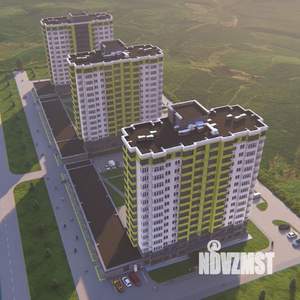 1-к квартира, строящийся дом, 41м2, 13/15 этаж