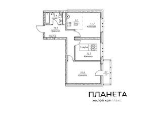 3-к квартира, сданный дом, 64м2, 2/20 этаж