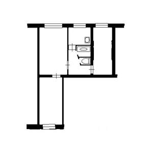 2-к квартира, вторичка, 49м2, 5/5 этаж