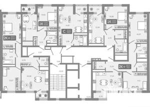 1-к квартира, вторичка, 45м2, 4/16 этаж