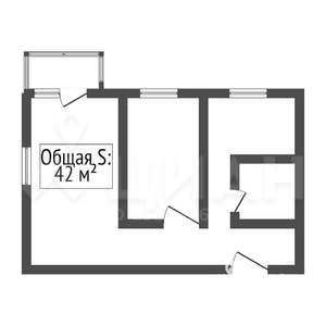 2-к квартира, вторичка, 43м2, 5/5 этаж