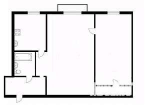 2-к квартира, вторичка, 46м2, 2/5 этаж