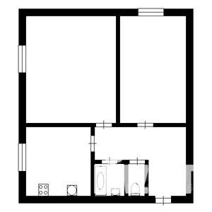 2-к квартира, вторичка, 42м2, 3/3 этаж