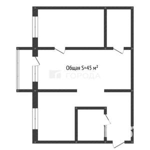 2-к квартира, вторичка, 45м2, 4/5 этаж