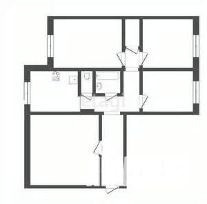 4-к квартира, вторичка, 78м2, 1/9 этаж