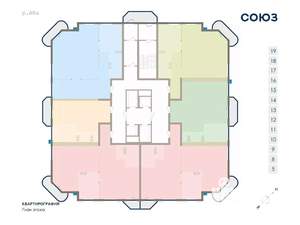 3-к квартира, вторичка, 105м2, 13/25 этаж