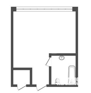 Студия квартира, вторичка, 43м2, 4/5 этаж