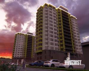 2-к квартира, строящийся дом, 57м2, 15/15 этаж