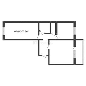 2-к квартира, вторичка, 53м2, 5/9 этаж