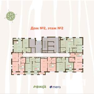 3-к квартира, вторичка, 62м2, 2/14 этаж