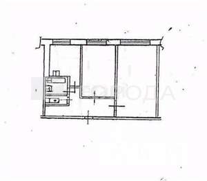 2-к квартира, вторичка, 45м2, 1/5 этаж