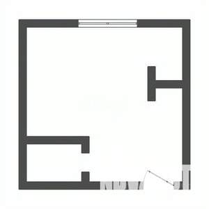 Студия квартира, вторичка, 14м2, 1/5 этаж