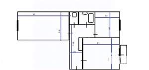2-к квартира, вторичка, 59м2, 5/5 этаж