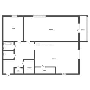 1-к квартира, вторичка, 40м2, 2/5 этаж