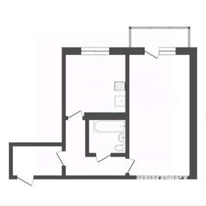 1-к квартира, вторичка, 35м2, 3/10 этаж