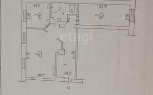 2-к квартира, вторичка, 72м2, 4/6 этаж