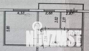 2-к квартира, вторичка, 57м2, 4/9 этаж