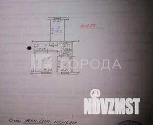 2-к квартира, вторичка, 52м2, 1/5 этаж