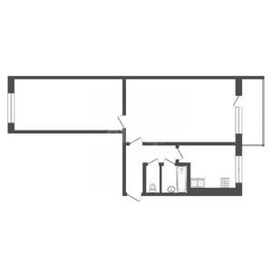 2-к квартира, вторичка, 44м2, 5/5 этаж