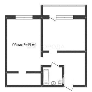 2-к квартира, вторичка, 49м2, 8/18 этаж