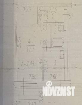 1-к квартира, вторичка, 31м2, 5/5 этаж