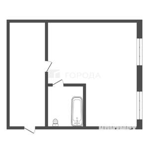 Студия квартира, вторичка, 47м2, 1/5 этаж