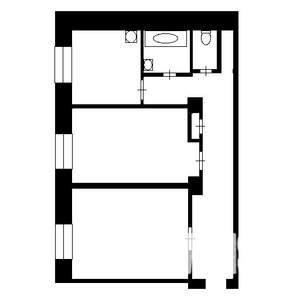 2-к квартира, вторичка, 57м2, 5/5 этаж