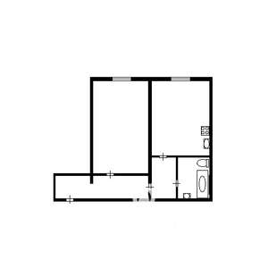 1-к квартира, вторичка, 36м2, 2/10 этаж