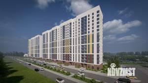 2-к квартира, вторичка, 55м2, 11/16 этаж