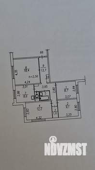 4-к квартира, вторичка, 77м2, 1/9 этаж