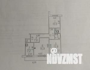3-к квартира, вторичка, 65м2, 3/10 этаж