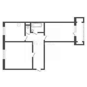 2-к квартира, вторичка, 50м2, 8/10 этаж