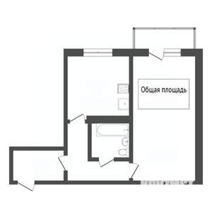 1-к квартира, вторичка, 35м2, 5/10 этаж