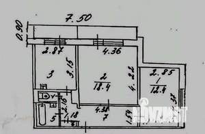 2-к квартира, вторичка, 55м2, 10/10 этаж