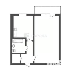 1-к квартира, вторичка, 31м2, 5/5 этаж