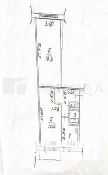 2-к квартира, вторичка, 48м2, 4/5 этаж