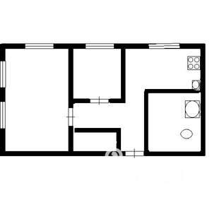 2-к квартира, вторичка, 44м2, 2/5 этаж