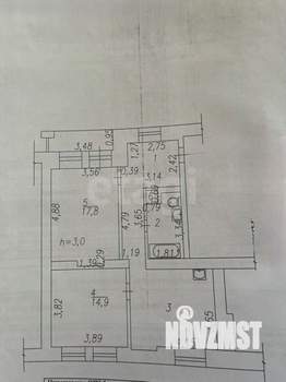 2-к квартира, вторичка, 70м2, 5/5 этаж