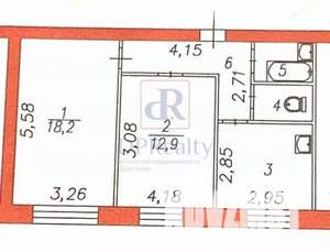 2-к квартира, вторичка, 50м2, 4/5 этаж