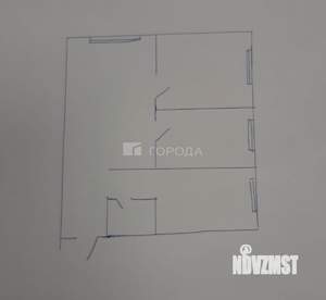 3-к квартира, вторичка, 50м2, 2/2 этаж
