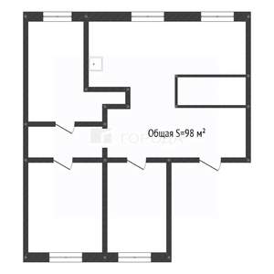 3-к квартира, вторичка, 98м2, 5/5 этаж