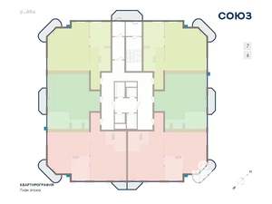 3-к квартира, вторичка, 107м2, 6/25 этаж