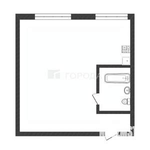Студия квартира, вторичка, 38м2, 1/5 этаж