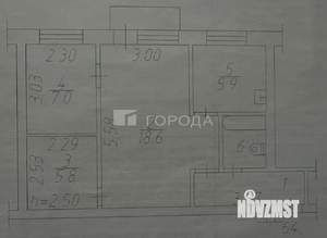 2-к квартира, вторичка, 45м2, 5/5 этаж